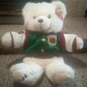 New Vintage Kmart Christmas Holiday Collectible Bear Plush